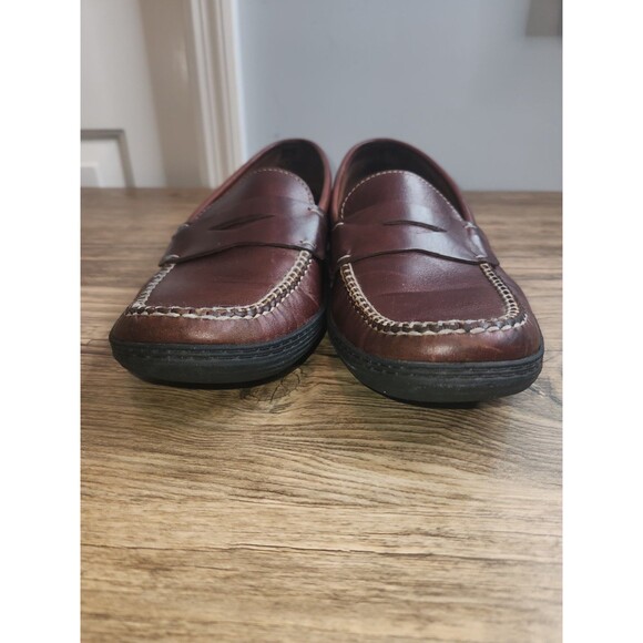 Vernon Scott Menswear Brown Leather Penny Loafers Size 10 Medium. main image 13
